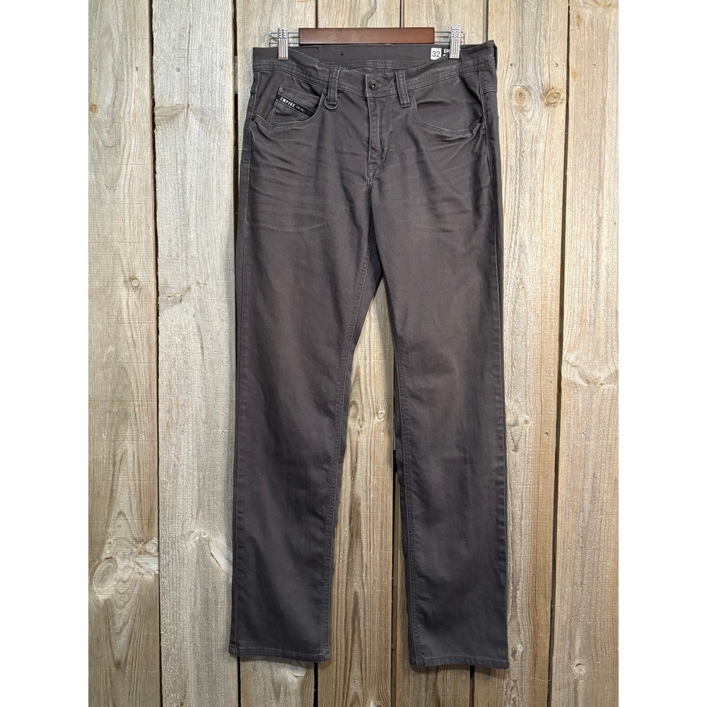 Empyre Skeletor Skinny Jeans Mens 32 Gray Charcoal Stretch Denim Pants‎ RN116442